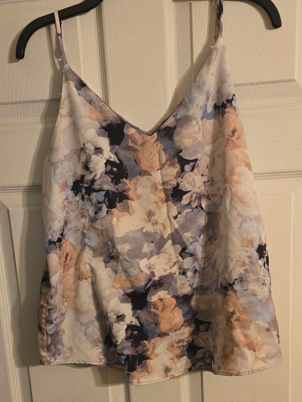 Calvin Klein Floral V-Neck Camisole in Blush, Navy, Cream